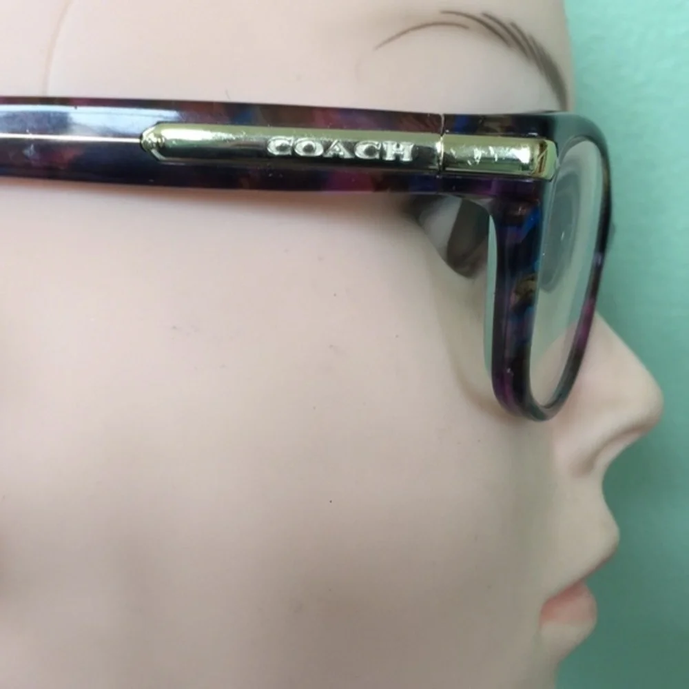 Coach Confetti Purple RX Glasses
